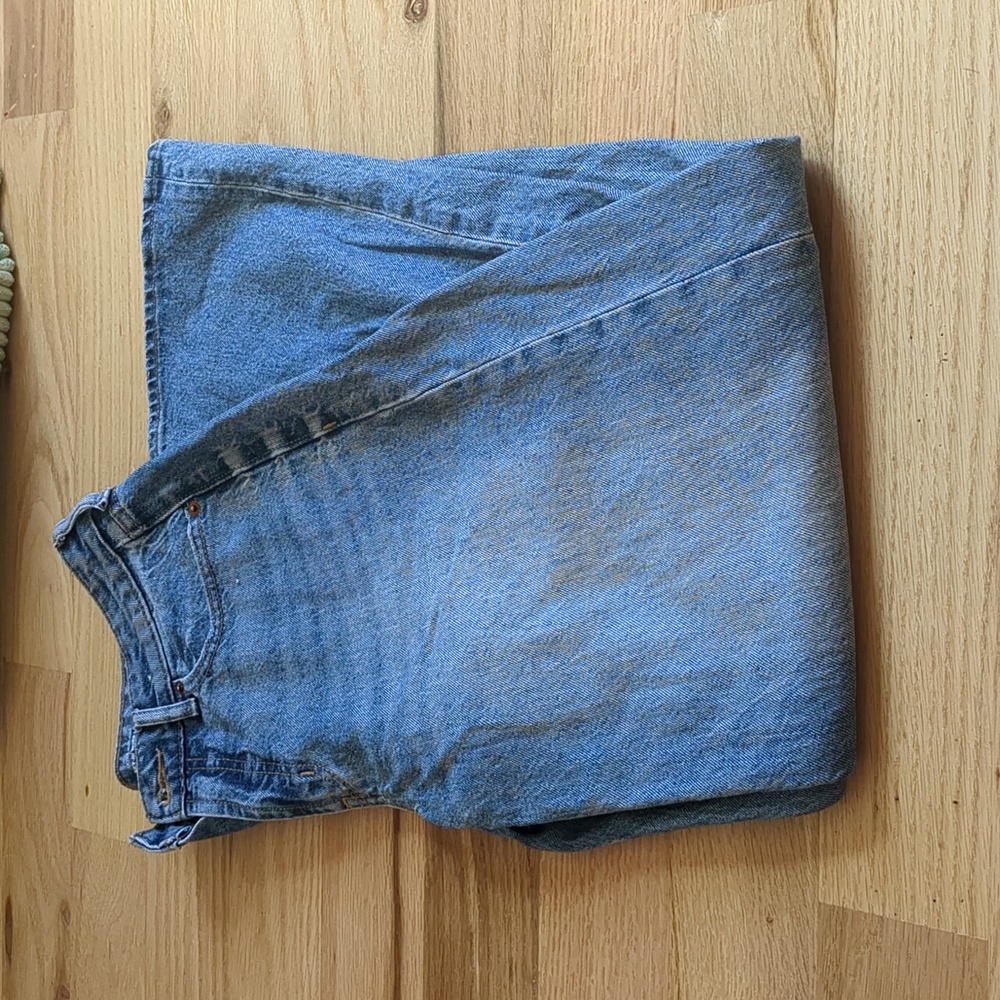 Wide leg jeans